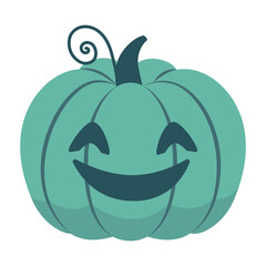 Obraz premium Halloween cute pumpkin. Vector illustration