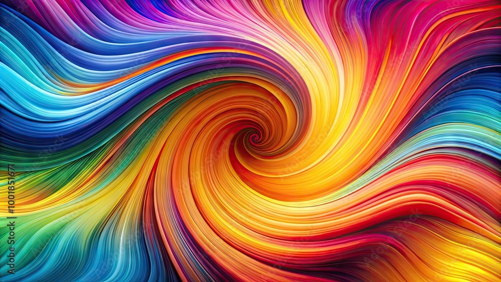 Poster vibrant abstract poster background with colorful swirls and gradients for creative design projects