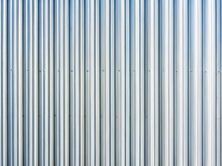 Obraz premium White Corrugated Metal Texture Surface for Industrial, Construction, and Design Background Use