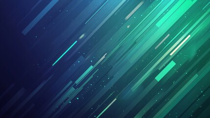 Abstract blue and green gradient background vector presentation design, a modern flat geometric pattern 