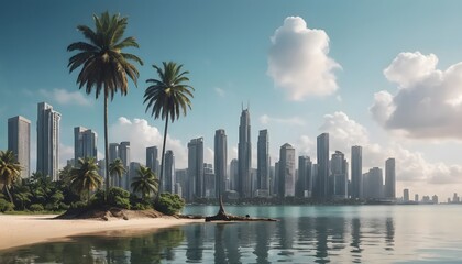 trees on the beach skycity