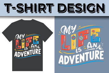 Adventure Mountain camping journey Lover T-shirt Design
