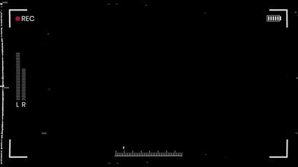 Camera recording and LIve Viewfinder overlays with transparent backgrounds. Clean and Distorted glitch versions - Powered by Adobe