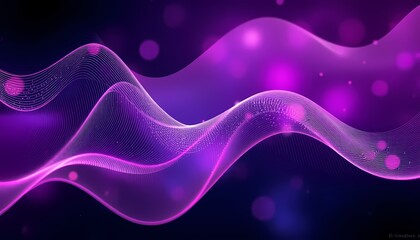 abstract purple background with waves