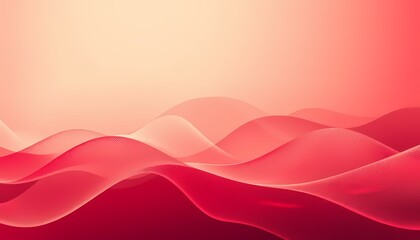 abstract red background with waves