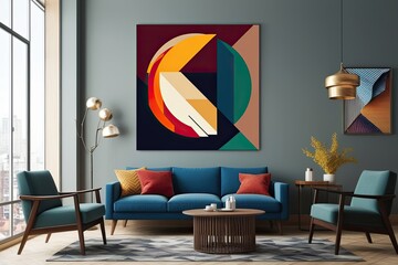 Vibrant 3D Geometric Art Collection Featuring Bold Colors and Stunning Visuals