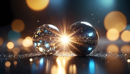 Obraz premium lights in the night city