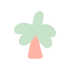 palm tree cartoon design vector illustration
