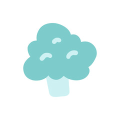 broccoli cartoon design vector illustration