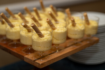 White Chocolate Mousse in a Glass