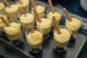 White Chocolate Mousse in a Glass