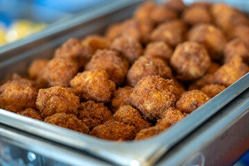 Fried macaroni and cheese balls 