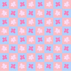 seamless pattern with flowers
