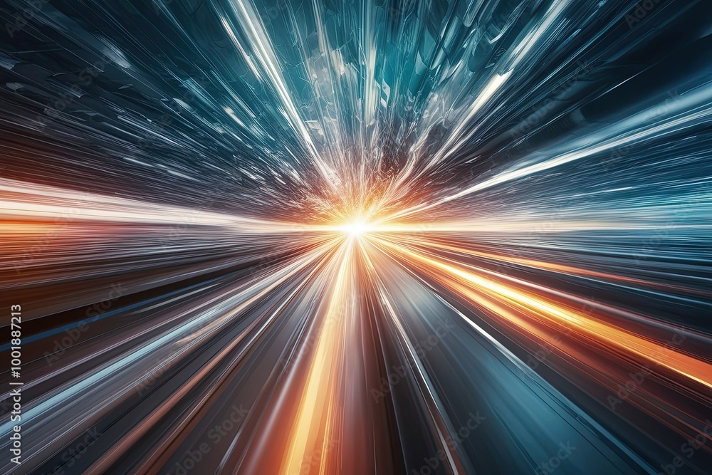 Poster dynamic energy flow abstract background for motion design