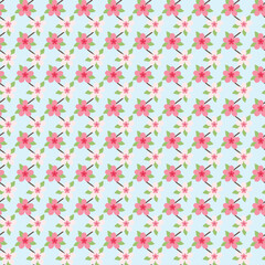 Seamless Garments Floral Pattern Design