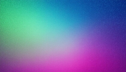 Obraz premium abstract grainy gradient color of blue, green and magenta background, modern abstract color background and wallpaper