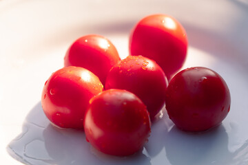 tomatoes on the table