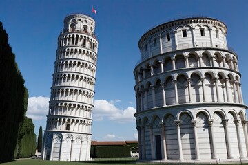 Leaning Tower of Pisa Iconic Italian Architectural Marvel