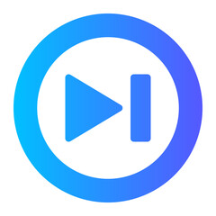 next button gradient icon