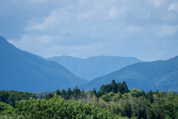 Fototapeta premium 山と空