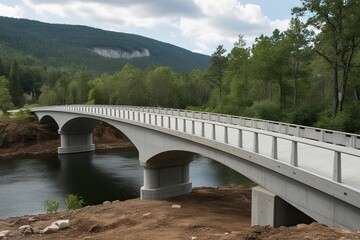 Innovative Durable Concrete Bridge Design for Aesthetic and Functional Infrastructure