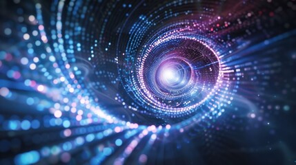 Obraz premium Qubits: The key units of information in quantum systems, they can represent 0 and 1 at the same time, leading to exponential growth in computational power. 