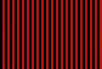 Shocking Chilli Pepper color and black color background with lines. traditional vertical striped background texture..