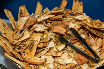 Non-Fried Pita Chips. Crispy Baked Pita Chips.