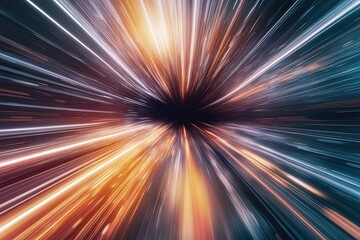 Dynamic Abstract Background of Energy Flow and Motion Design