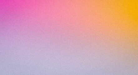 Grainy banner background orange pink purple abstract retro grainy gradient background noise texture effect backdrop design poster design