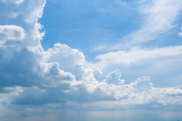 Blue sky and clouds for background