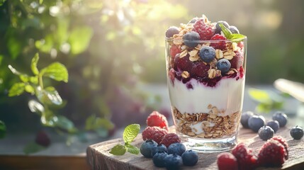 Delicious Berry & Granola Parfait: Healthy Breakfast Recipe
