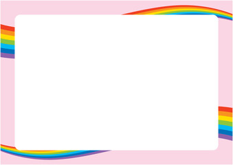 虹の背景イメージ