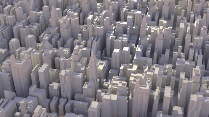 Obraz premium The city image for real estate or property concept 3d rendering.