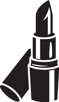 recommend clip art: lipstick silhouette vector logo and icon black and white