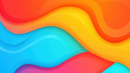 Experience a vibrant blend of colors with this dynamic fluid gradient abstract background, perfect for any design project.