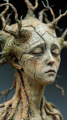 Tree Woman Sculpture: A Surreal and Thought-Provoking Artwork