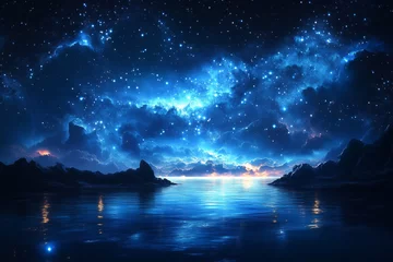 aurora over the ocean
