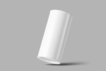 Tube Packaging Mockup on Grey Background