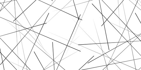 Obraz premium Modern, contemporary art-like illustration, Random chaotic lines abstract geometric pattern texture.