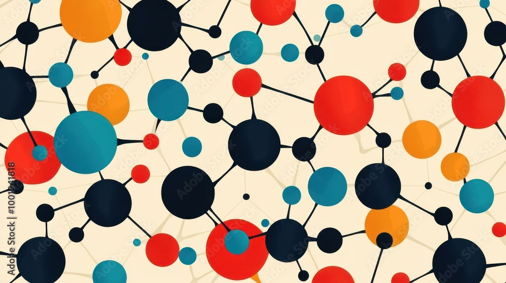 Poster discover bold geometric patterns and vibrant textures that elevate your techthemed design projects w