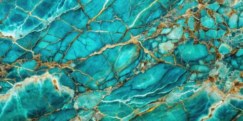Vibrant turquoise stone texture with natural veins, perfect for a lively and refreshing background, turquoise, stone