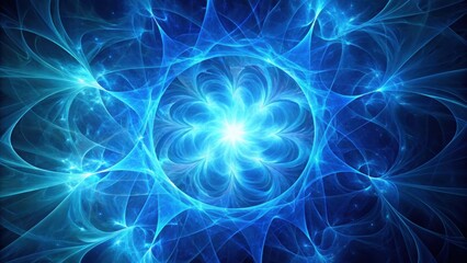 Fractal blue plasma waves abstract futuristic background, fractal, blue, plasma, waves, abstract, futuristic, background