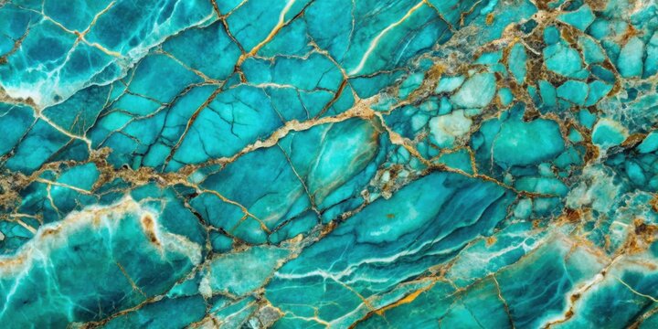 Vibrant turquoise stone texture with natural veins, perfect for a lively and refreshing background, turquoise, stone