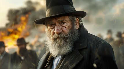 A Portrait of an Old Man in the Midst of War