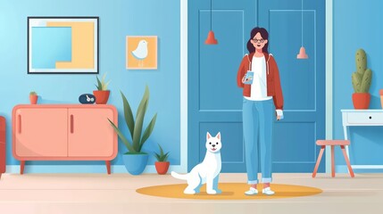 Daily Routine of Pet Feeding at Home
