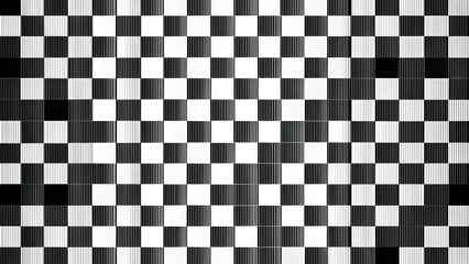 Checkered pattern background in black and white colors, checks, geometric, square, textile, seamless, repeat, design, backdrop