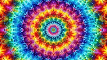 Chakra Mandala Vibrant Colours Tie Dye Background Meditation Pattern , yoga, spiritual, meditation, mindfulness, balance