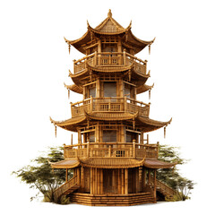 bamboo tower