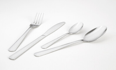 silver and metal kitchen utensils